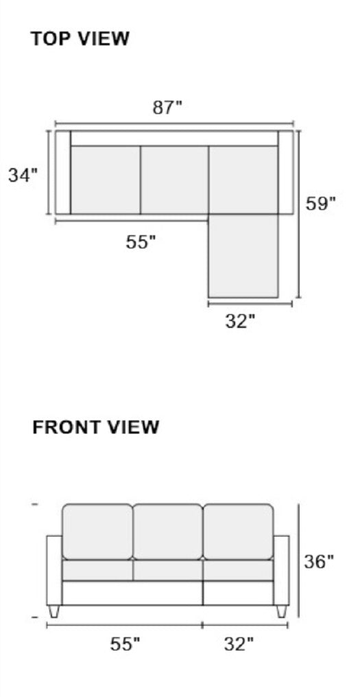 Living Room Corner Sectional Blue Grey Polyfiber Chaise Sofa Reversible Sectional Light Grey Blue Wood Primary Living Space Tufted Back Contemporary,Modern L Shaped Rolled Arms Solid Wood 4 Seat