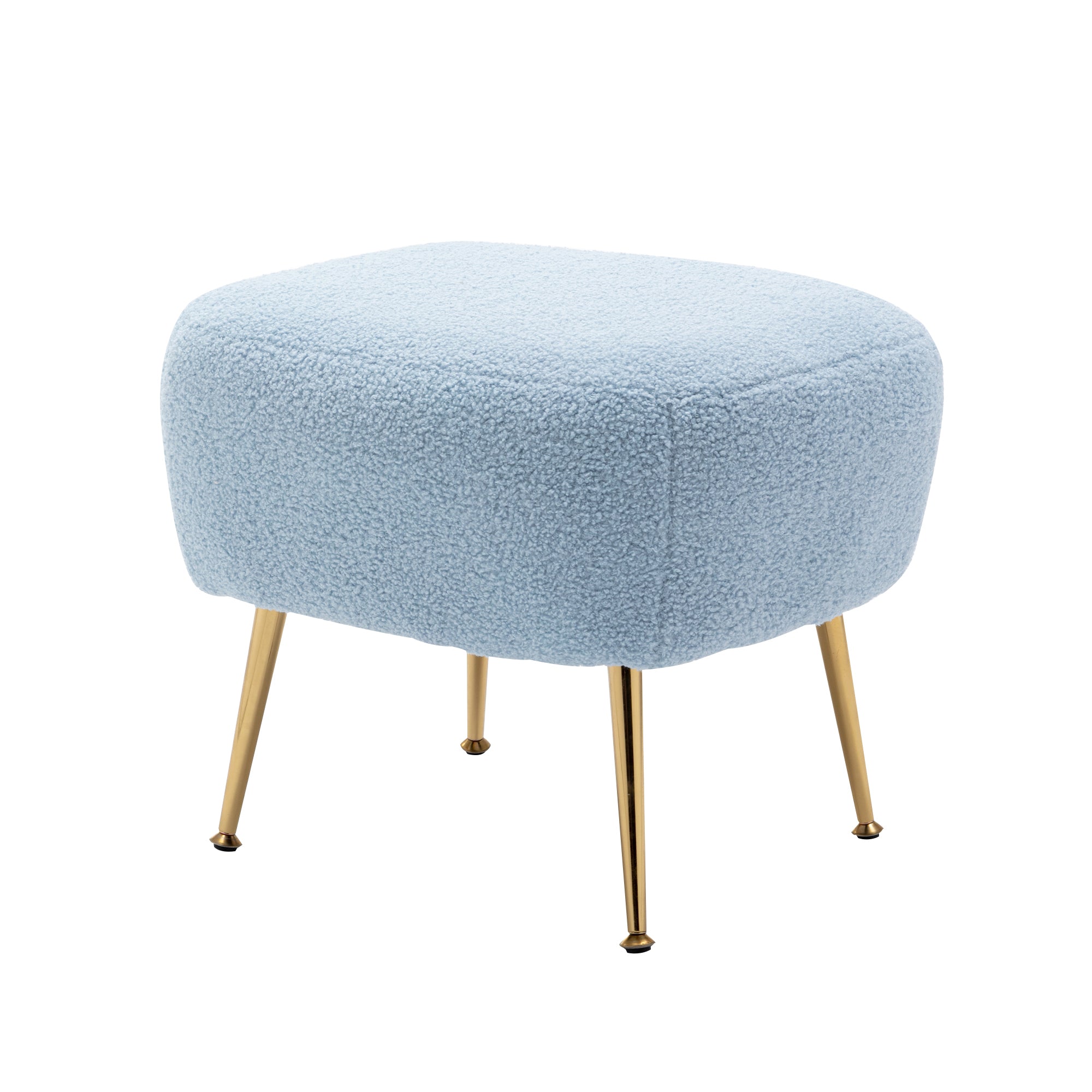 Orisfur. Modern Comfy Leisure Accent Chair, Teddy blue-foam-altay velvet