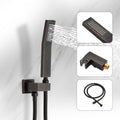 Ceiling Mounted Shower System Combo Set With Handheld And 16