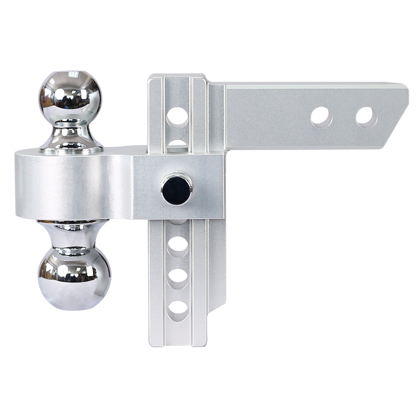 Alu Adjustable Trailer Drop Hitch,2inch receiver,6 silver-aluminium