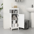 Bathroom Single Door Cabinet - White Mdf