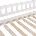 Stairway Twin Over Twin Bunk Bed With Two Drawers And Slide, White Old Sku :Lp000156Aak White Solid Wood