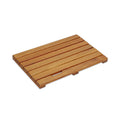 Log Color Spa Solid Teak Bathroom Shower Mat Bathroom Anti Slip Mat Teak Solid Wood