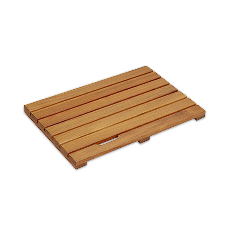 Log Color Spa Solid Teak Bathroom Shower Mat Bathroom Anti Slip Mat Teak Solid Wood