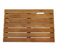 Log Color Spa Solid Teak Bathroom Shower Mat Bathroom Anti Slip Mat Teak Solid Wood