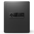 1.7 Cubic Feet Black Steel Safe, With Dual Alarms And Digital Touch Screen For Homes, Hotels, Offices And More. Black Steel Steel