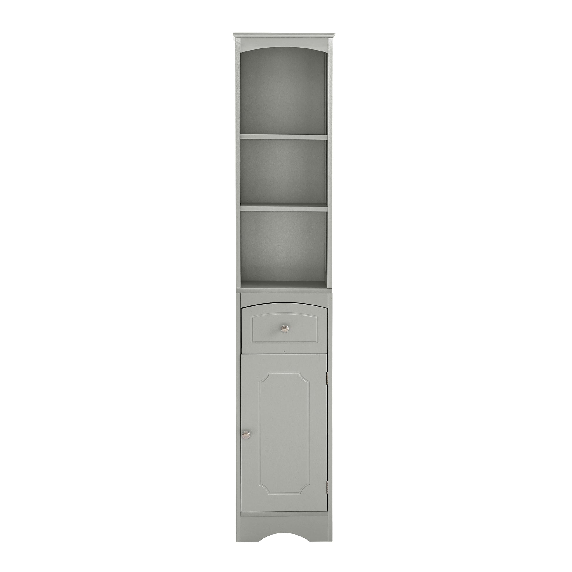 Tall Bathroom Cabinet, Freestanding Storage Cabinet grey-mdf