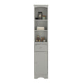 Tall Bathroom Cabinet, Freestanding Storage Cabinet grey-mdf