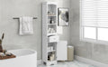 Tall Bathroom Cabinet, Freestanding Storage Cabinet white-mdf