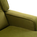 Coolmore Living Room Comfortable Rocking Chair Accent Chair Olive Polyester