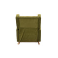 Coolmore Living Room Comfortable Rocking Chair Accent Chair Olive Polyester