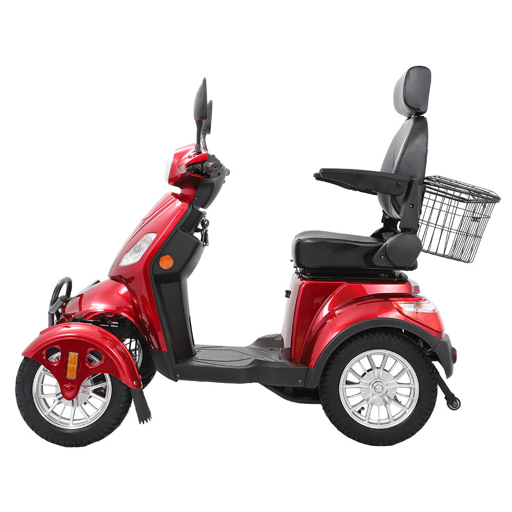 Electric Mobility Scooter With Big Size ,High Power Red Abs Pc