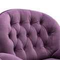 Accent Chair Tv Chair Living Room Chairwith Ottoman Purple Purple Foam Upholstered