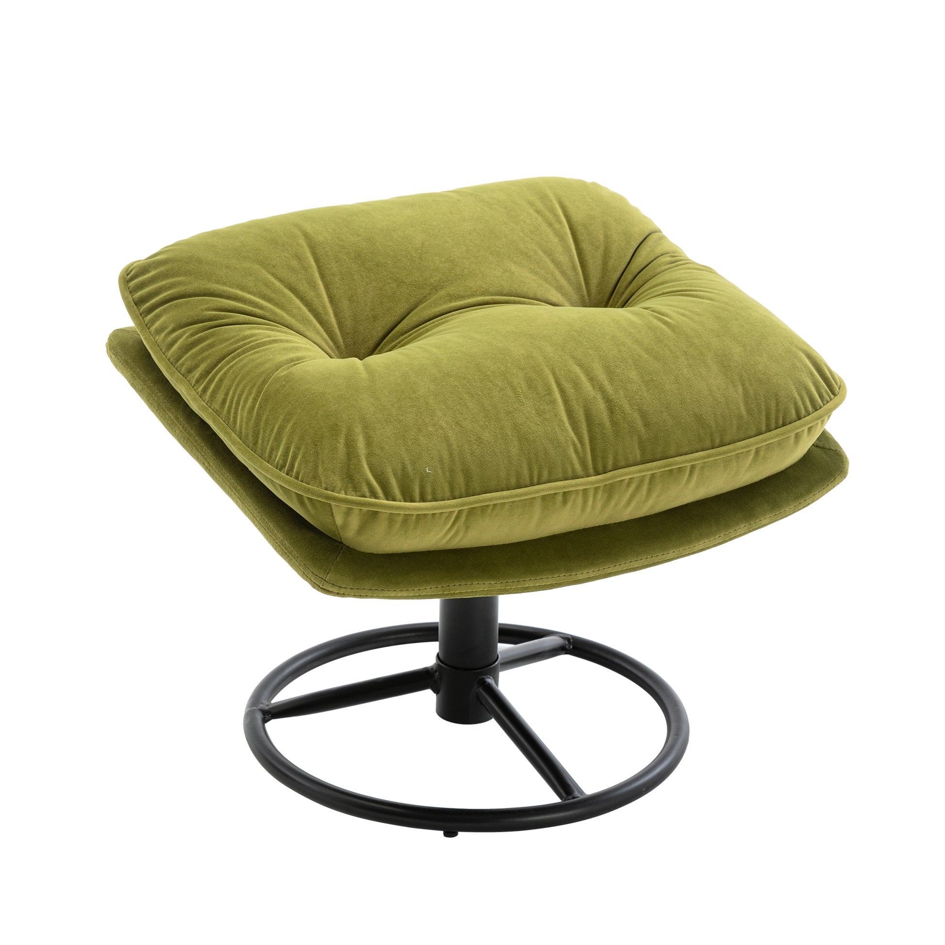 Accent Chair Tv Chair Living Room Chair With Ottoman Fruit Green Green Foam Upholstered