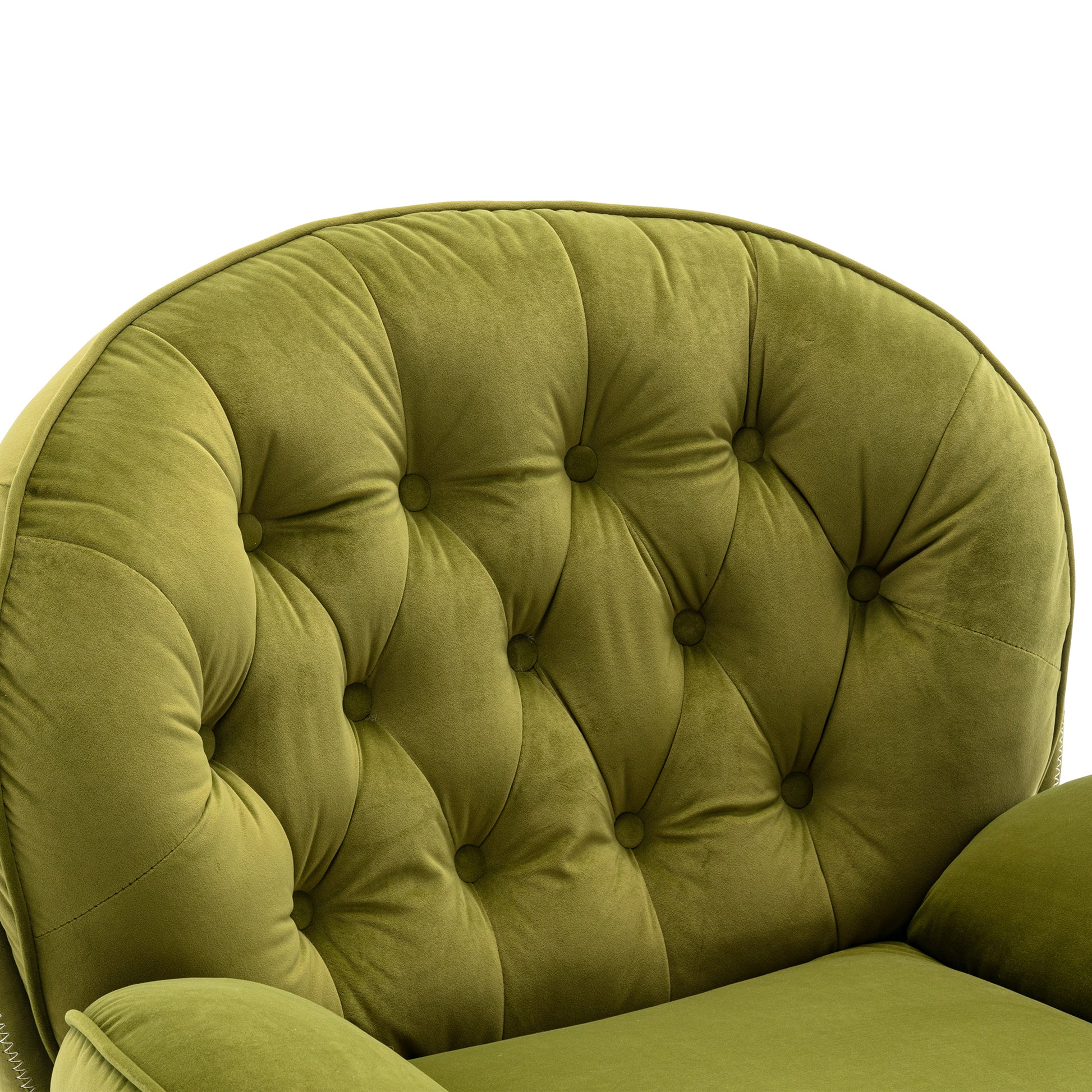 Accent Chair Tv Chair Living Room Chair With Ottoman Fruit Green Green Foam Upholstered