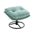 Accent Chair Tv Chair Living Room Chair With Ottoman Teal Teal Foam Upholstered