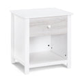 Connelly Nightstand White Rockport Gray White Solid Wood