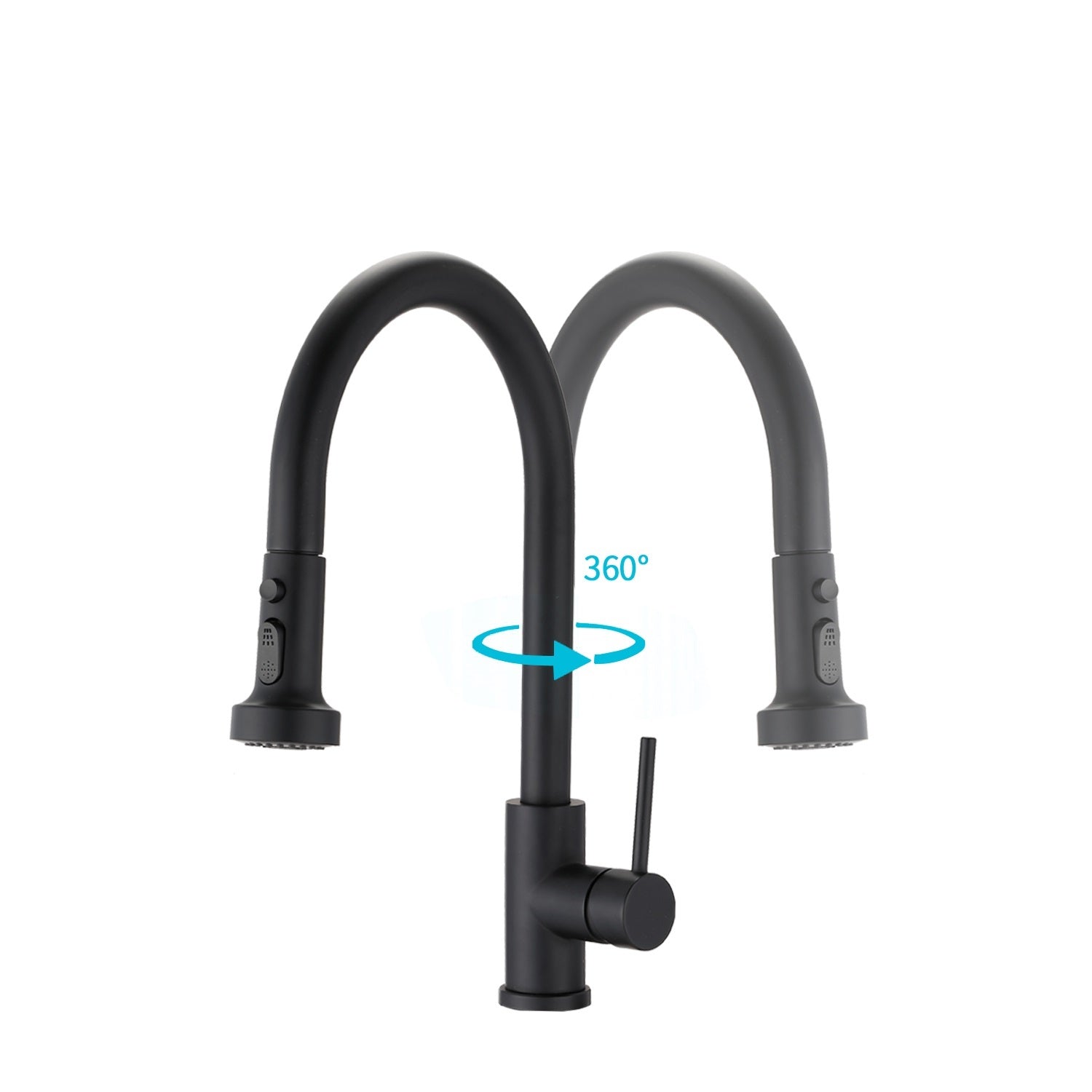 Stainless Steel Pull Down Kitchen Faucet With Soap Dispenser Matte Black Matte Black Stainless Steel