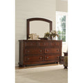 Baltimore Queen 4 Piece Bedroom Set Made With Wood In Dark Walnut Walnut Bedroom Transitional Wood