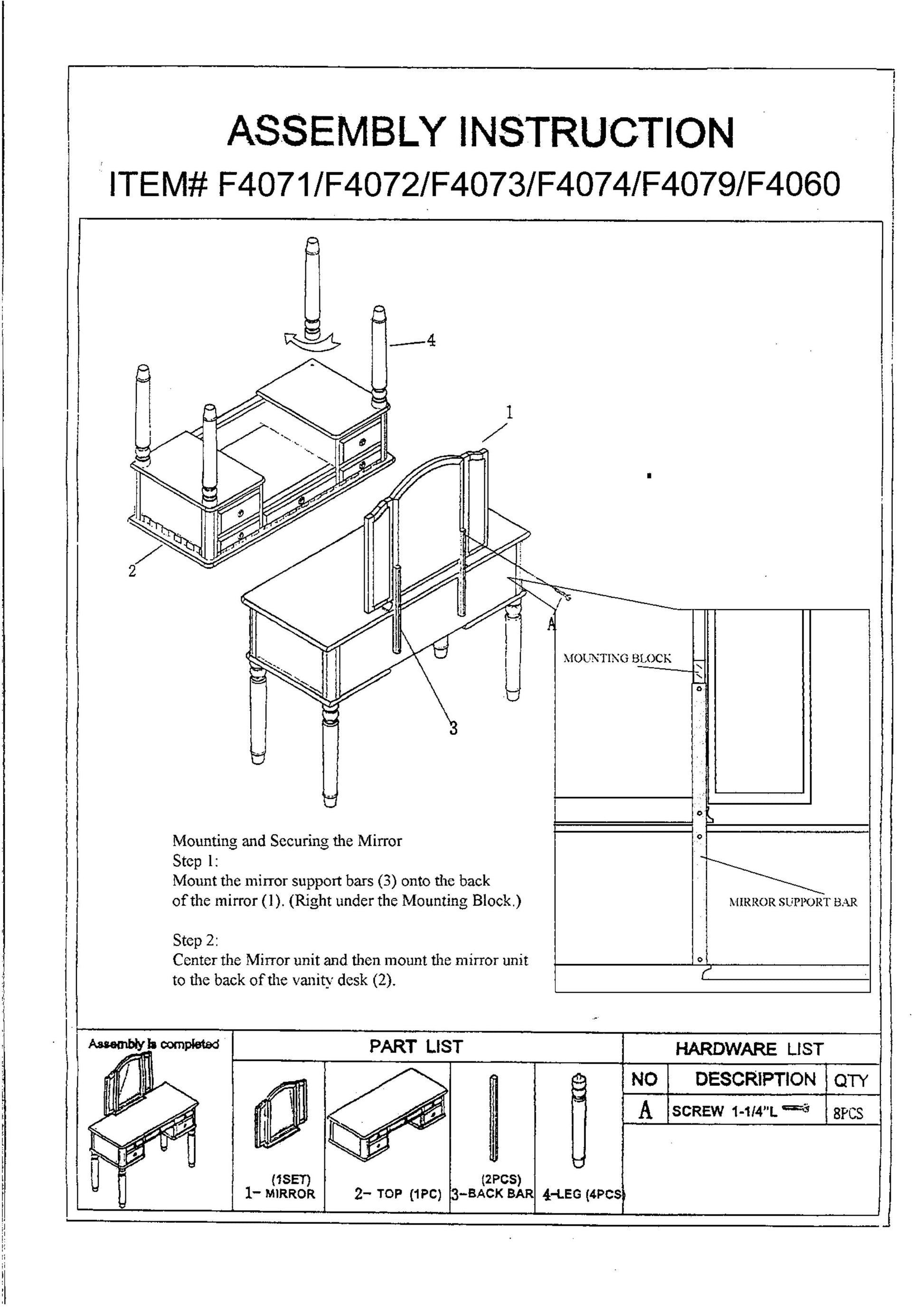 Bedroom Contemporary Vanity Set W Foldable Mirror Stool Drawers White Color White White Bedroom Classic,Contemporary Rubberwood Solid Wood