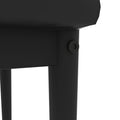 Dining Chair Set Of 4 Black Seats 4 Pu