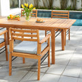 Gloucester Teak Like 5 Piece Dining Set Teak Solid Wood