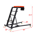 Engine Top Creeper,Foldable Rolling Creeper Black Metal