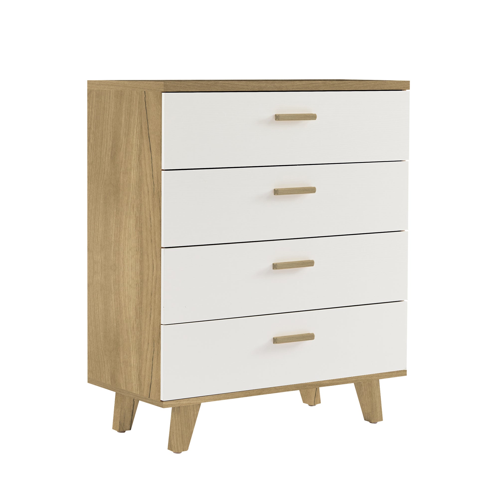 Drawer Dresser Cabinet Barcabinet, Buffet Sideboard Storage Cabinet, Buffet Server Console Tablestorge Cabinetsolid Solid Wood Handle Table Leg For Dining Roomliving Roomkitchenhallway Brown White 3 4 Drawers White Oak Primary Living Space Classic Foam