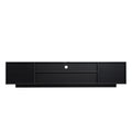 Tv Cabinet Wholesale, Black Tv Stand With Lights, Modern Led Tv Cabinet With Storage Drawers, Living Room Entertainment Center Media Black Particle Board