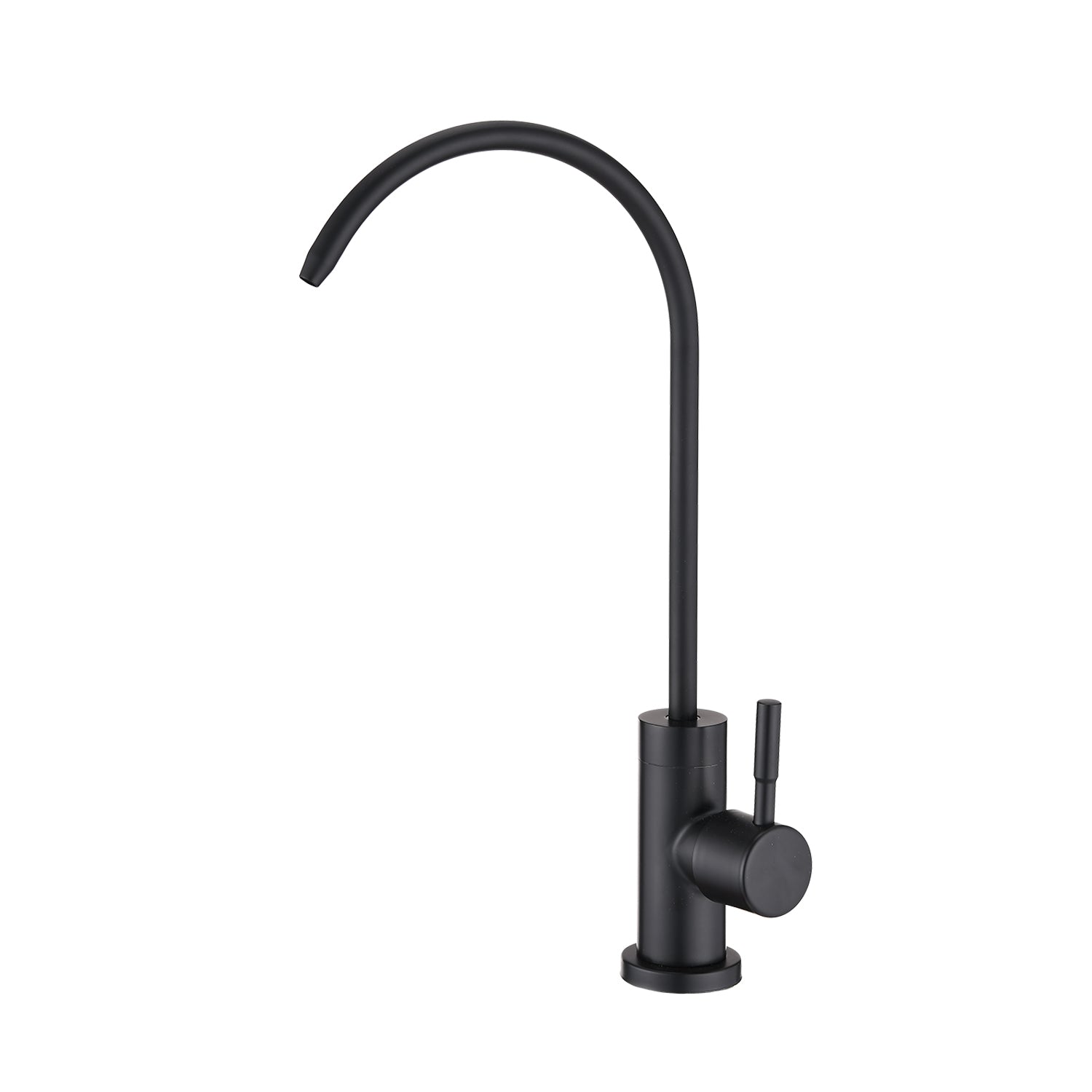 Kitchen Water Filter Faucet, Drinking Water Faucet Matte Black Stainless Steel