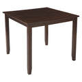 5 Piece Dining Table Set Industrial Wooden Kitchen Table And 4 Chairs For Dining Room Espresso Espresso Solid Wood