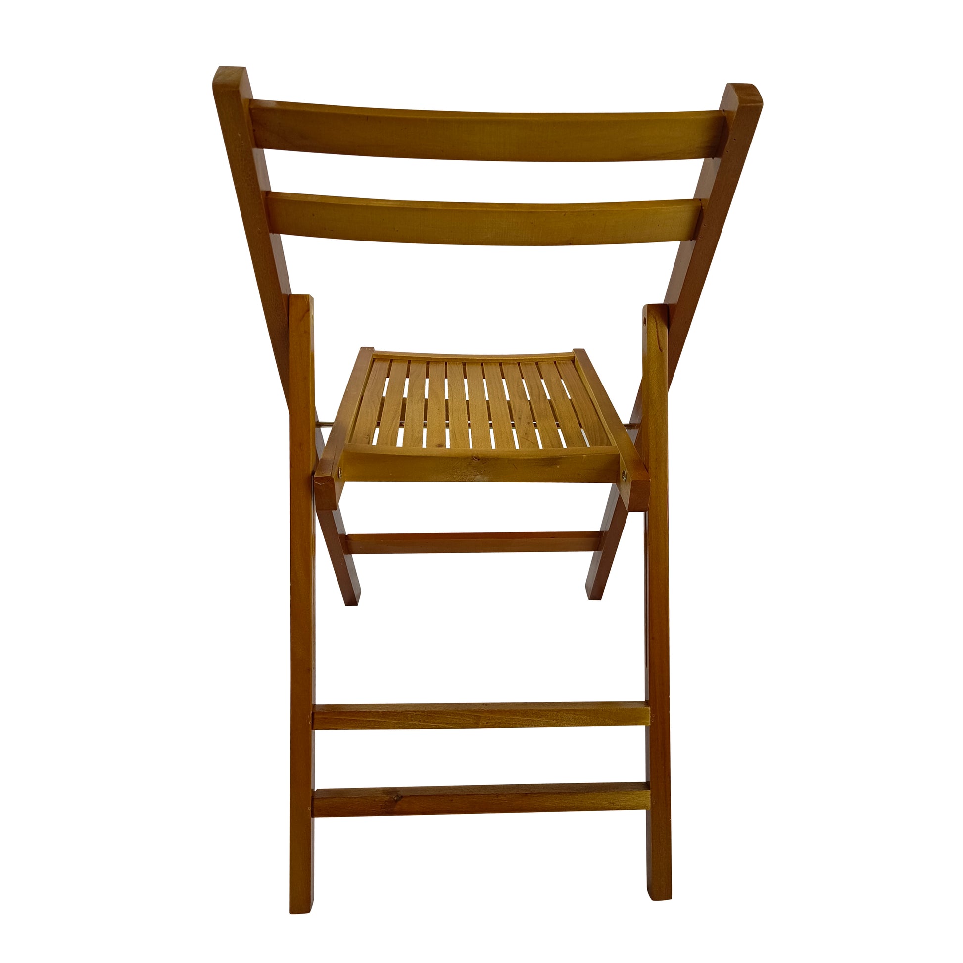 Furniture Slatted Wood Folding Special Event Chair Honey Color, Set Of 4, Folding Chair, Foldable Style Teak Solid Wood