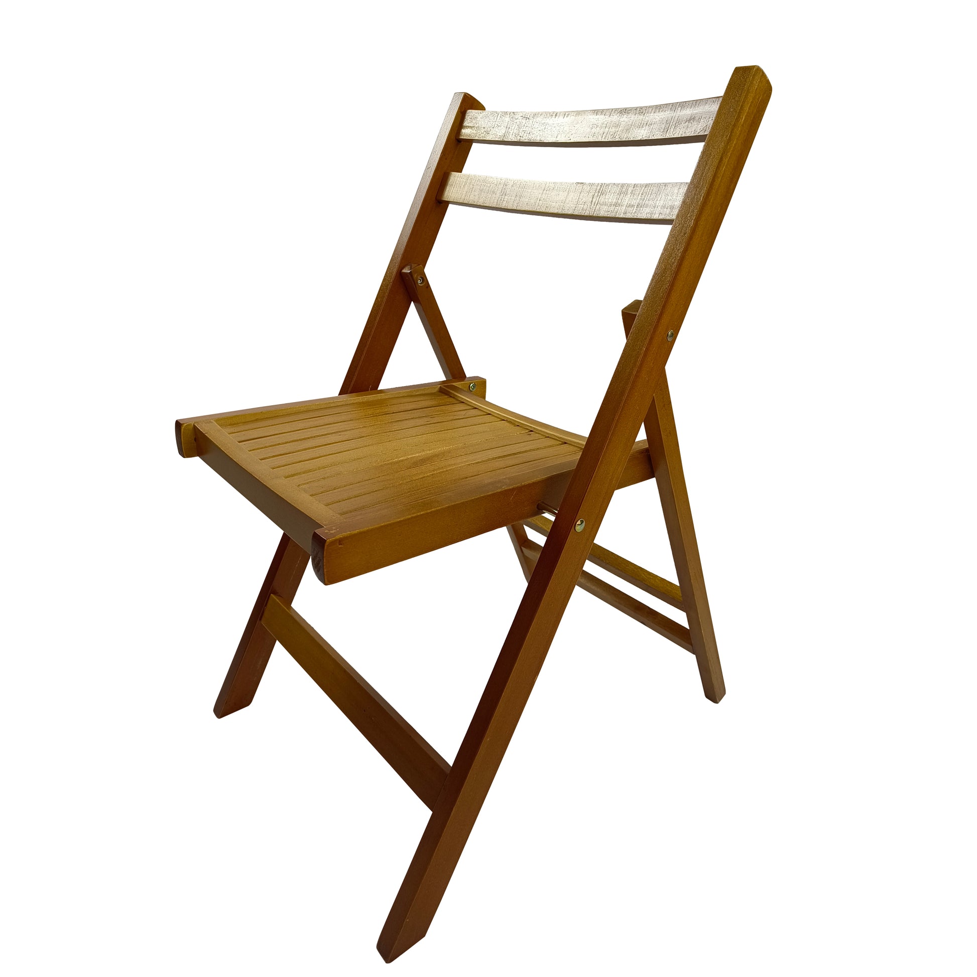 Furniture Slatted Wood Folding Special Event Chair Honey Color, Set Of 4, Folding Chair, Foldable Style Teak Solid Wood