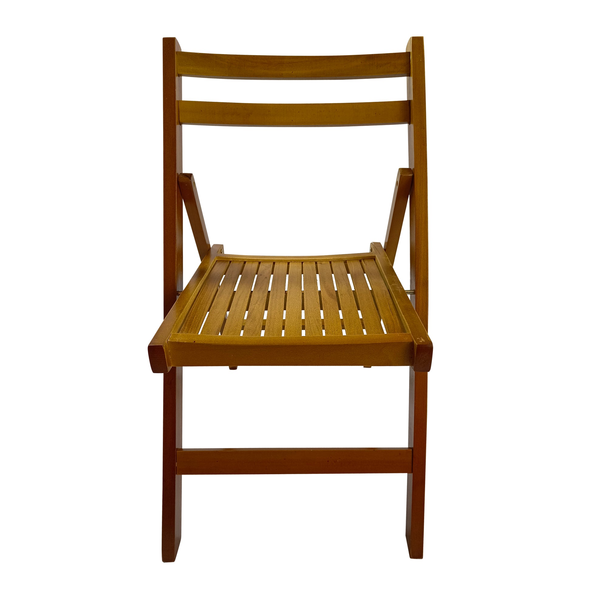 Furniture Slatted Wood Folding Special Event Chair Honey Color, Set Of 4, Folding Chair, Foldable Style Teak Solid Wood