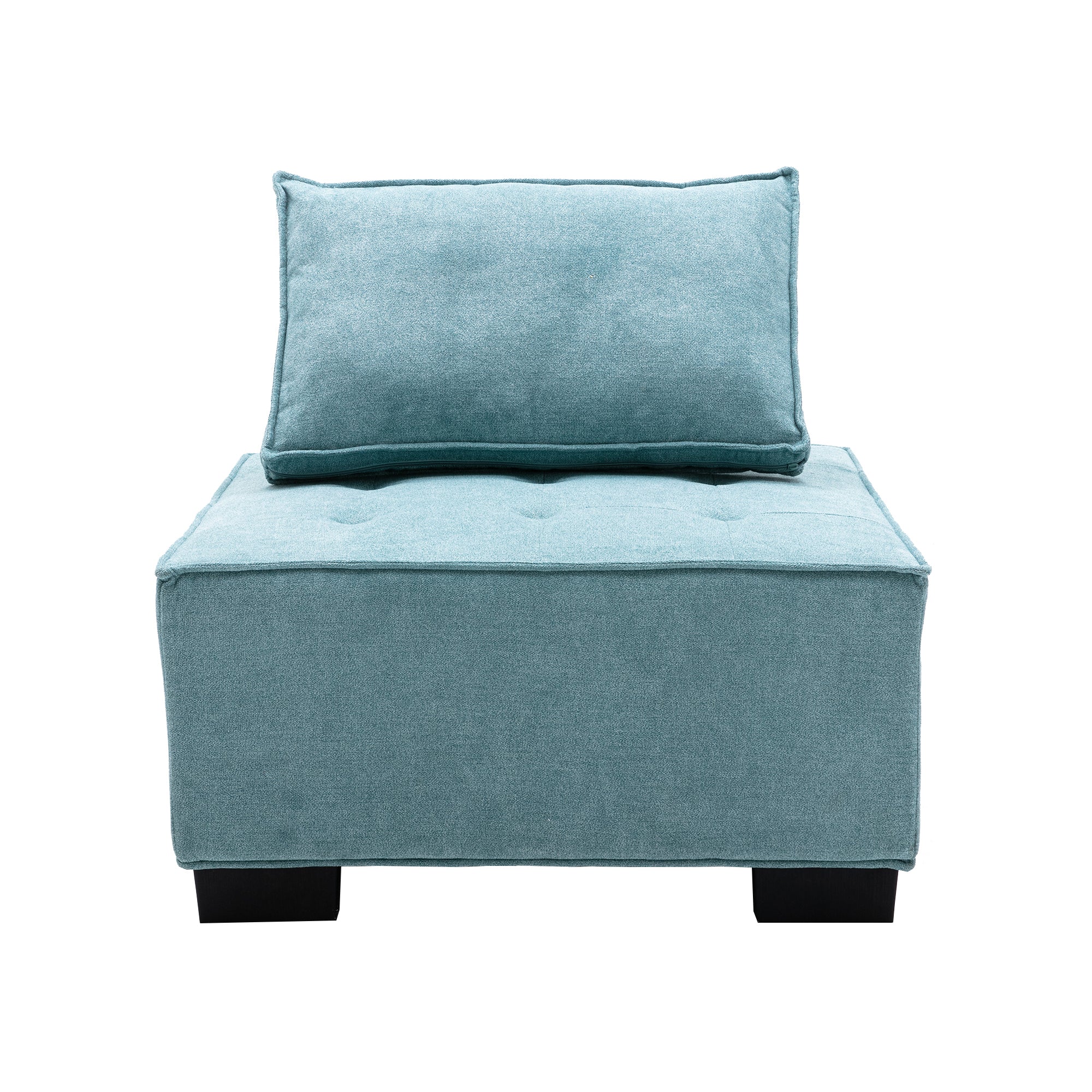 COOMORE LIVING ROOM OTTOMAN LAZY CHAIR mint green-polyester