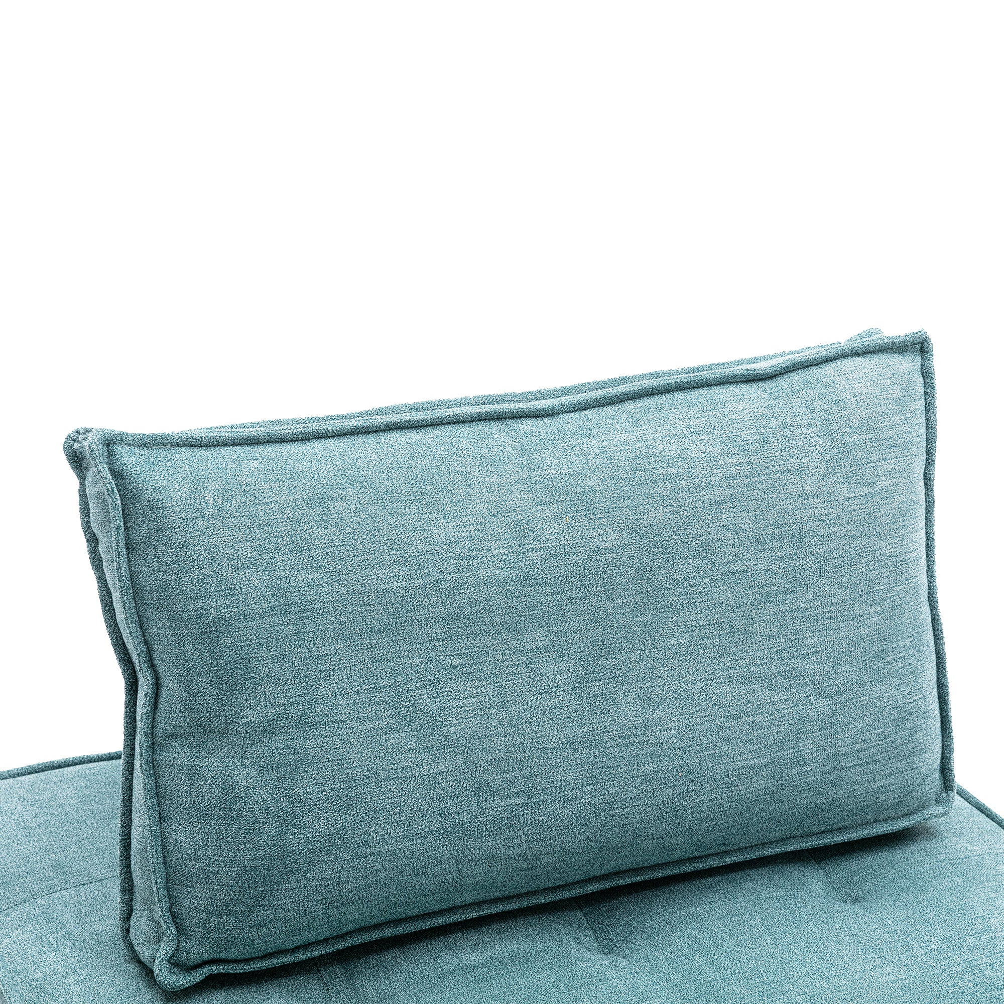 COOMORE LIVING ROOM OTTOMAN LAZY CHAIR teal-polyester