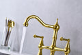 Bridge Kitchen Faucet Brass With Side Sprayer, 4