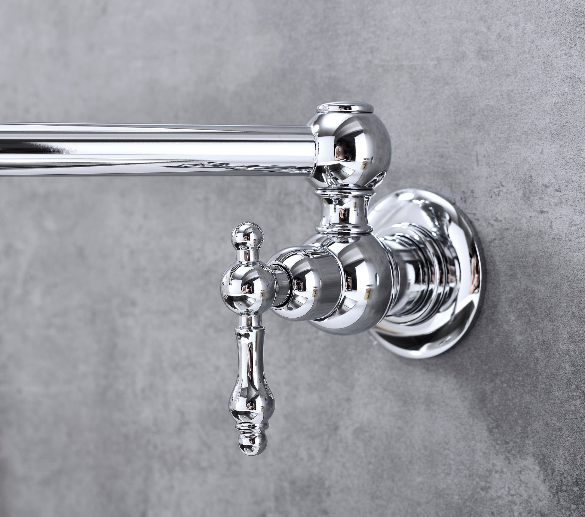 Pot Filler Faucet Wall Mount - Chrome Brass