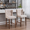 Counter Height Bar Stools, Upholstered 27