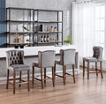 Counter Height Bar Stools, Upholstered 27