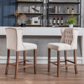 Counter Height Bar Stools, Upholstered 27