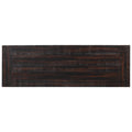 48'' Solid Pine Wood Top Console Table, Modern black-pine