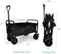 Yssoa Heavy Duty Folding Portable Cart Wagon with