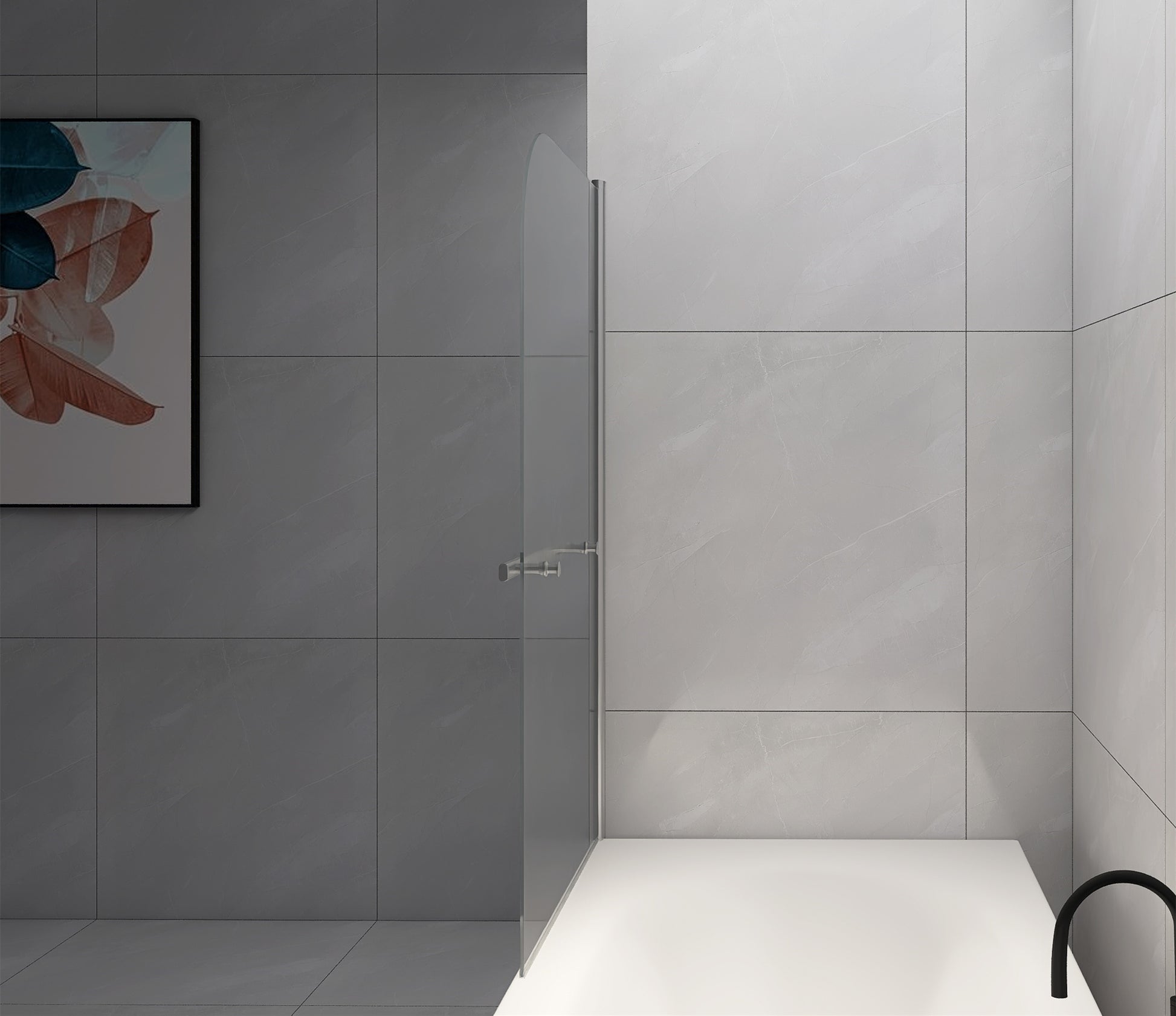 Goodyo 31"x55" Bathtub Screen Framless Shower