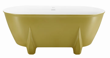 59" 100% Acrylic Freestanding Bathtub