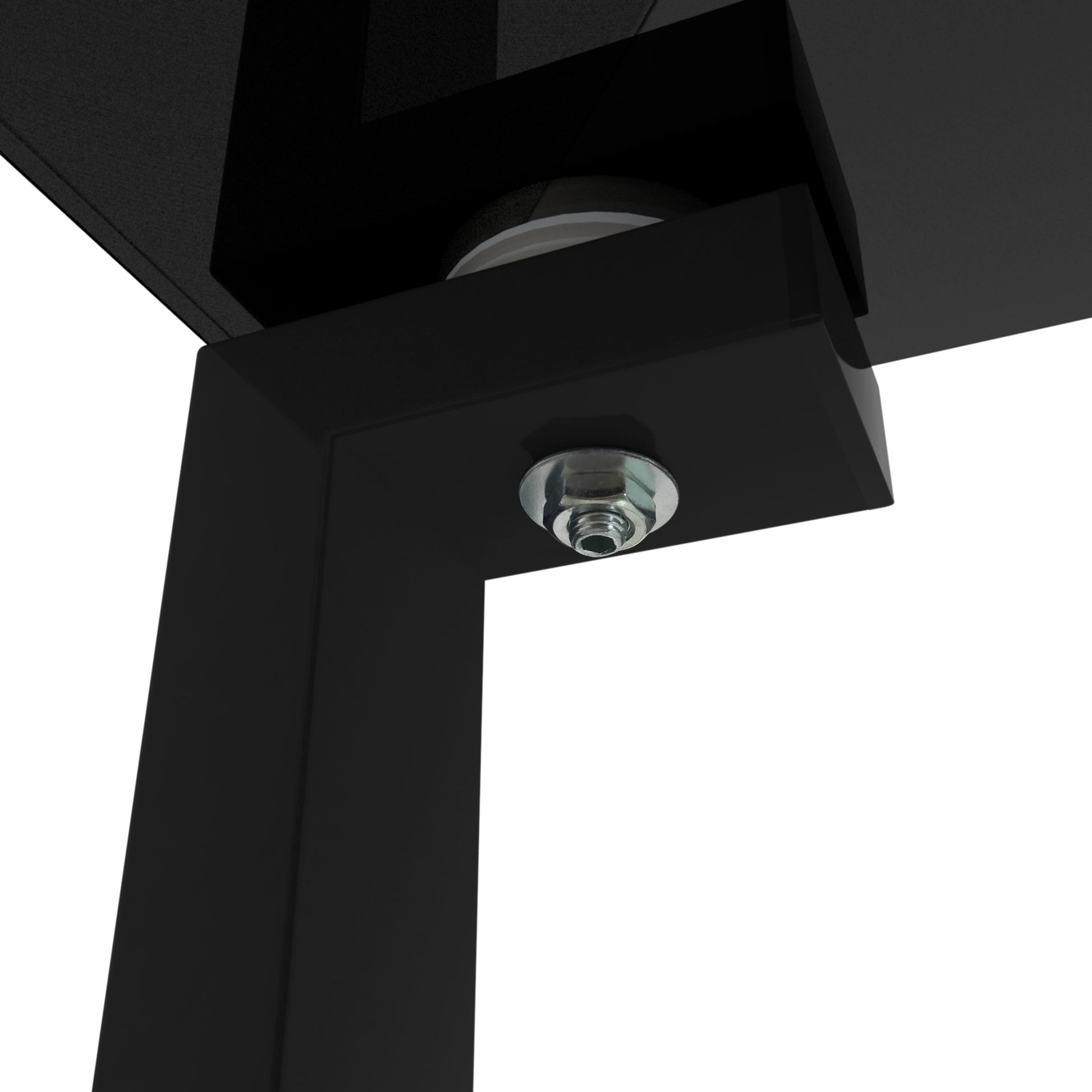 Set Of 2, Glass Two Layer Tea Table, Small Round Table, Bedroom Corner Table, Living Room Side Table,Black Black Tempered Glass