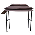 8X4Ft Grill Gazebo,Metal Gazebo With Soft Top