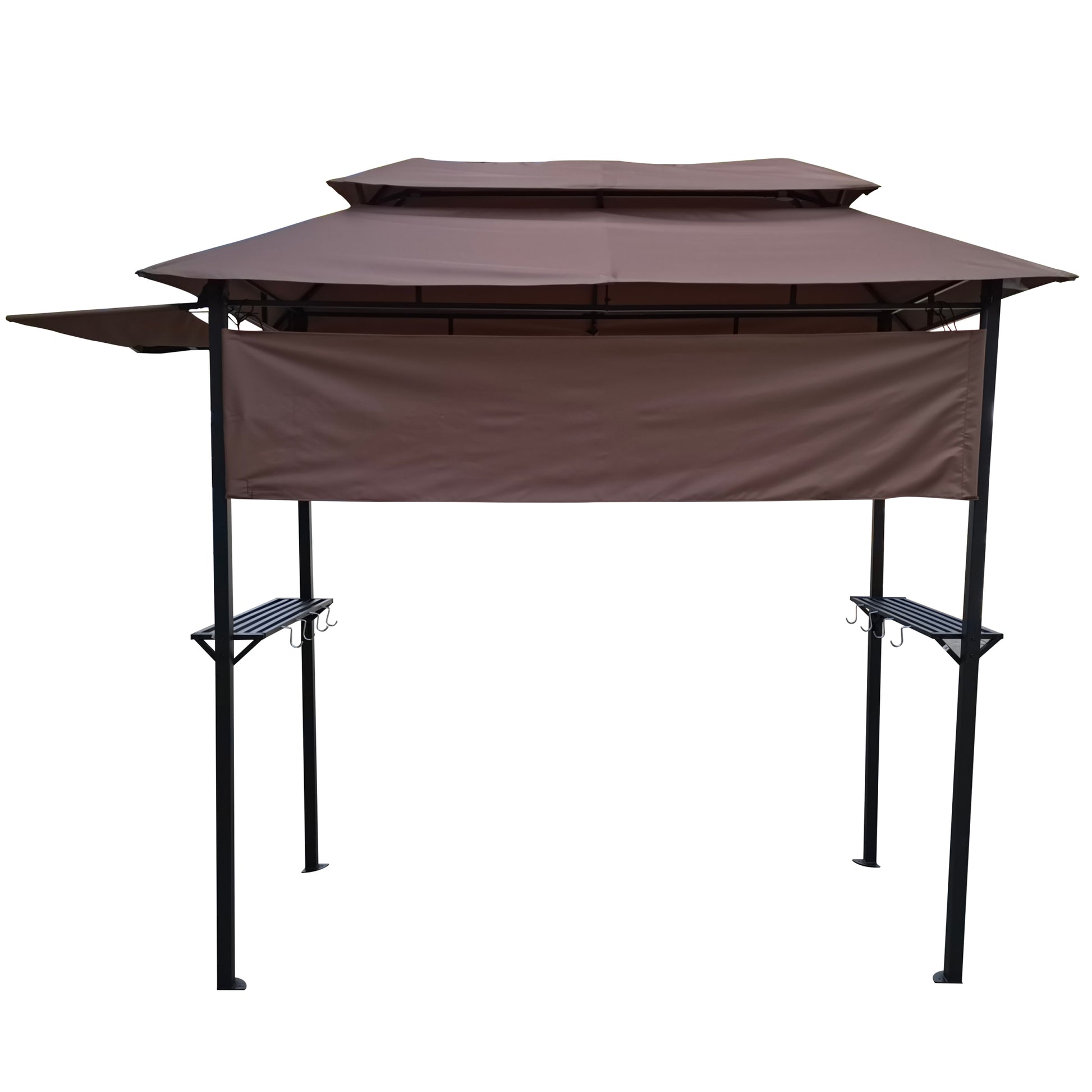 8X4Ft Grill Gazebo,Metal Gazebo With Soft Top