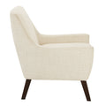 Accent Chair Cream Morrocco Polyester