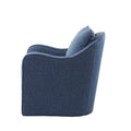 Brianne Swivel Chair Navy Solid Wood